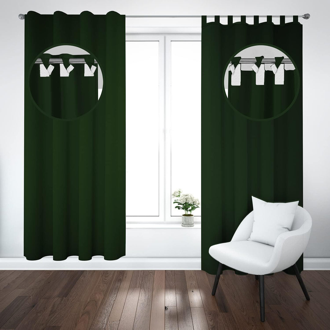 Vorhang mit Schlaufen Klettverschluss 1 Stück 250 H x 145 B cm Blickdichte Gardinen Fensterdekoratio