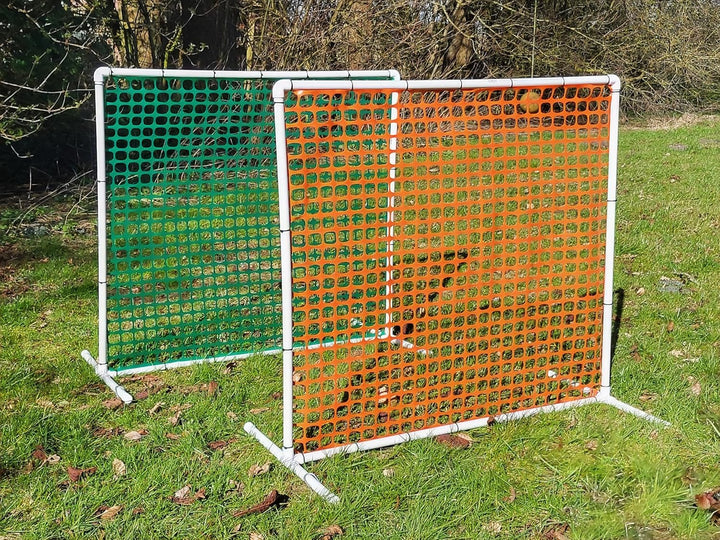 Generisch 2 x HOOPERS Agility Zaun blau/orange/VDH-KONFORM/Gate/Gatter/Trennzaun, aus Kunststoff, NA