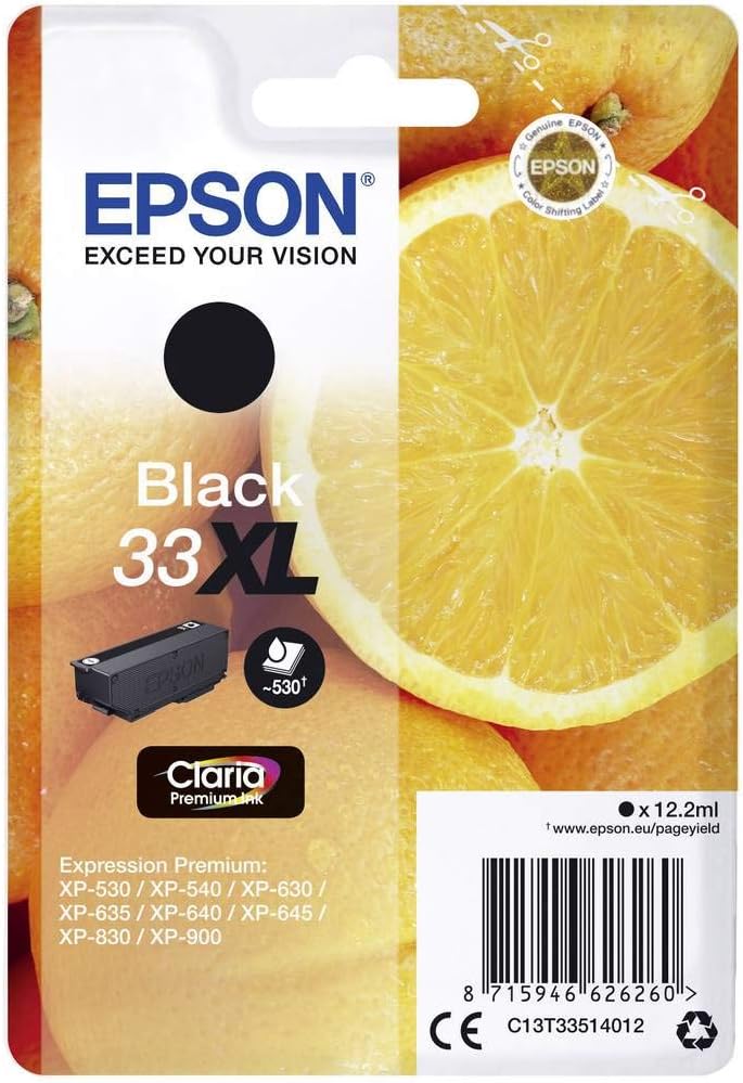 Epson 235M231 Original 33XL Tinte Orange (XP-530, XP-630, XP-635, XP-830, XP-540, XP-640, XP-645, XP