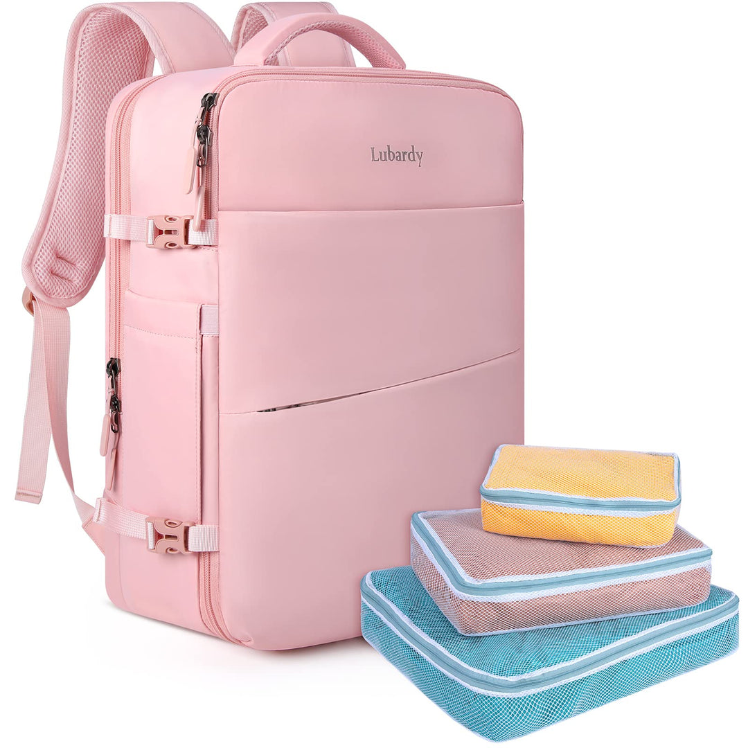 Lubardy 40L Laptop Rucksack Herren Wasserdicht 17.3 Zoll mit 3 Aufbewahrungstaschen Reiserucksack fü