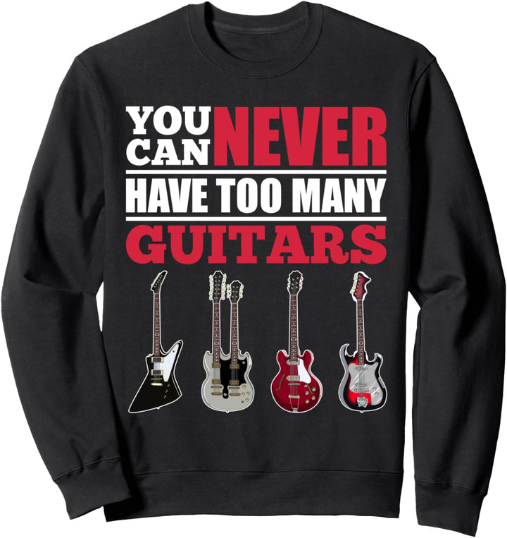 Gitarrenspieler Musik Gitarrist Musiker Lustiges Gitarre Sweatshirt