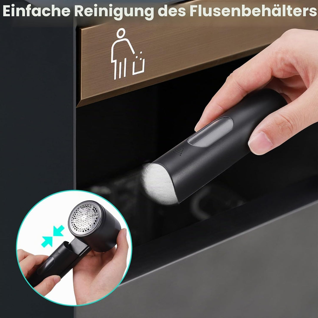 Kssvzz Fusselrasierer Elektrisch, Aufladbar Fusselentferner Kleidung, Stoffrasierer 3 Geschwindigkei