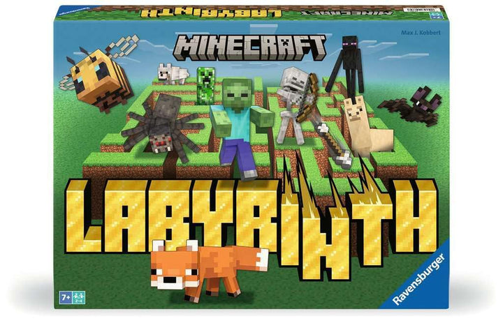 Ravensburger 24684 - Minecraft Labyrinth - Der Spieleklassiker für 2-4 Spieler ab 7 Jahren mit Chara