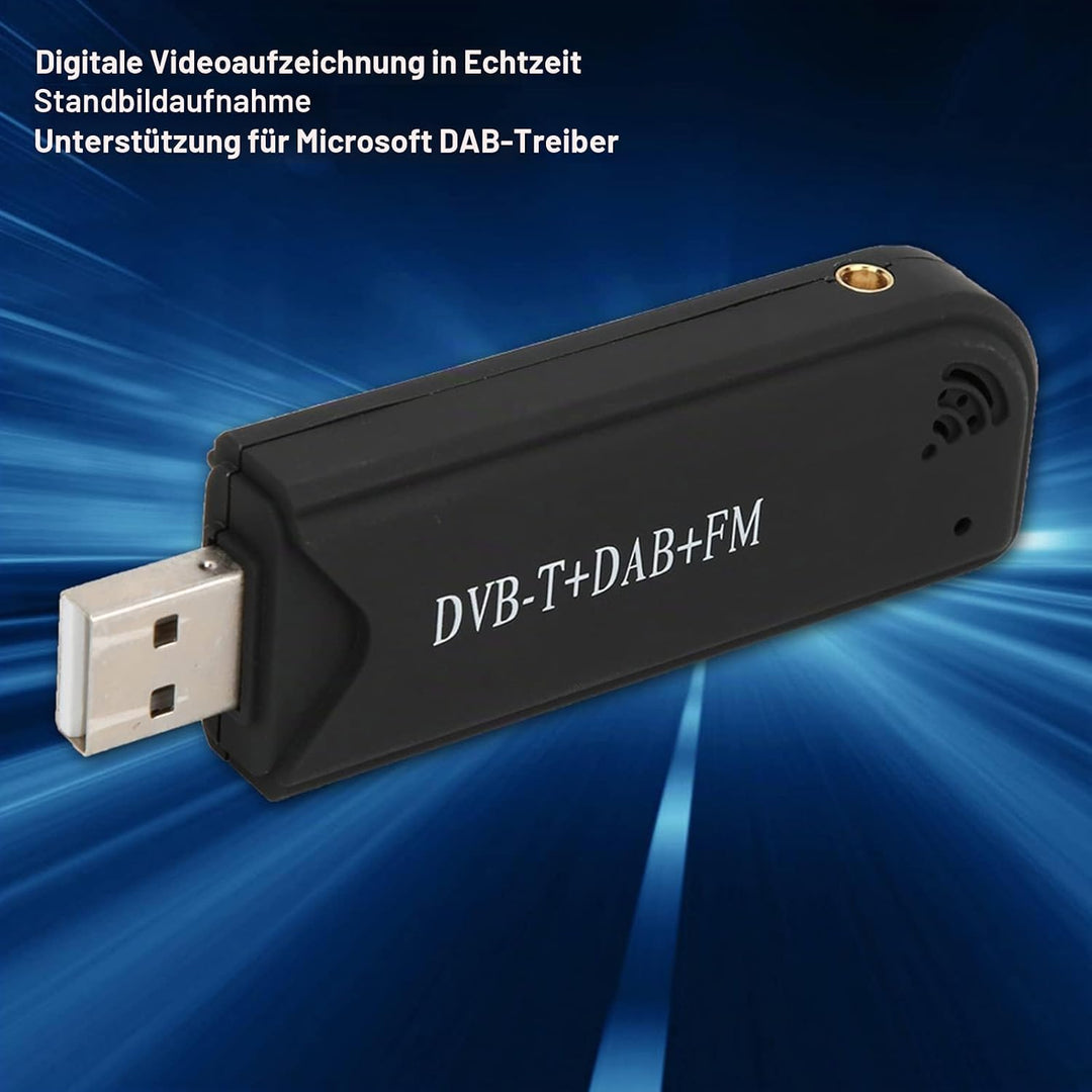 DVB-T2 USB TV-Stick mit RTL2832U Tuner – Digitales Fernsehen, Bild-in-Bild & Zeitverschiebung für PC