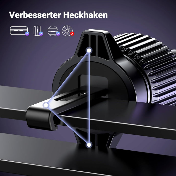 UGREEN MagSafe Autohalterung 2 in 1 Handyhalterung Auto Magnet 360° Drehbar Kfz Handyhalterung Auto
