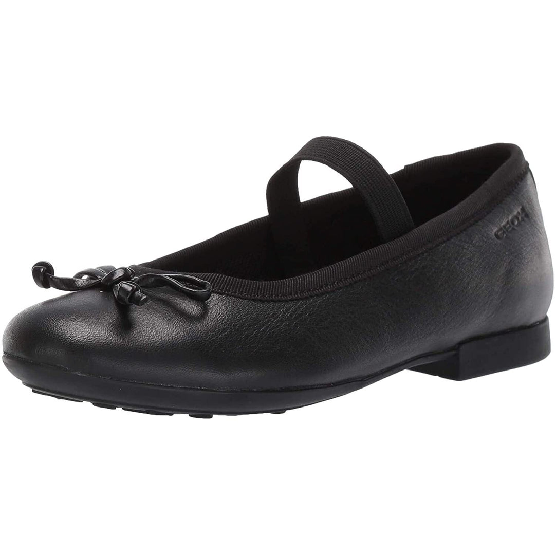 Geox Mädchen Plie B Mary Jane Halbschuhe 35 EU Schwarz, 35 EU Schwarz
