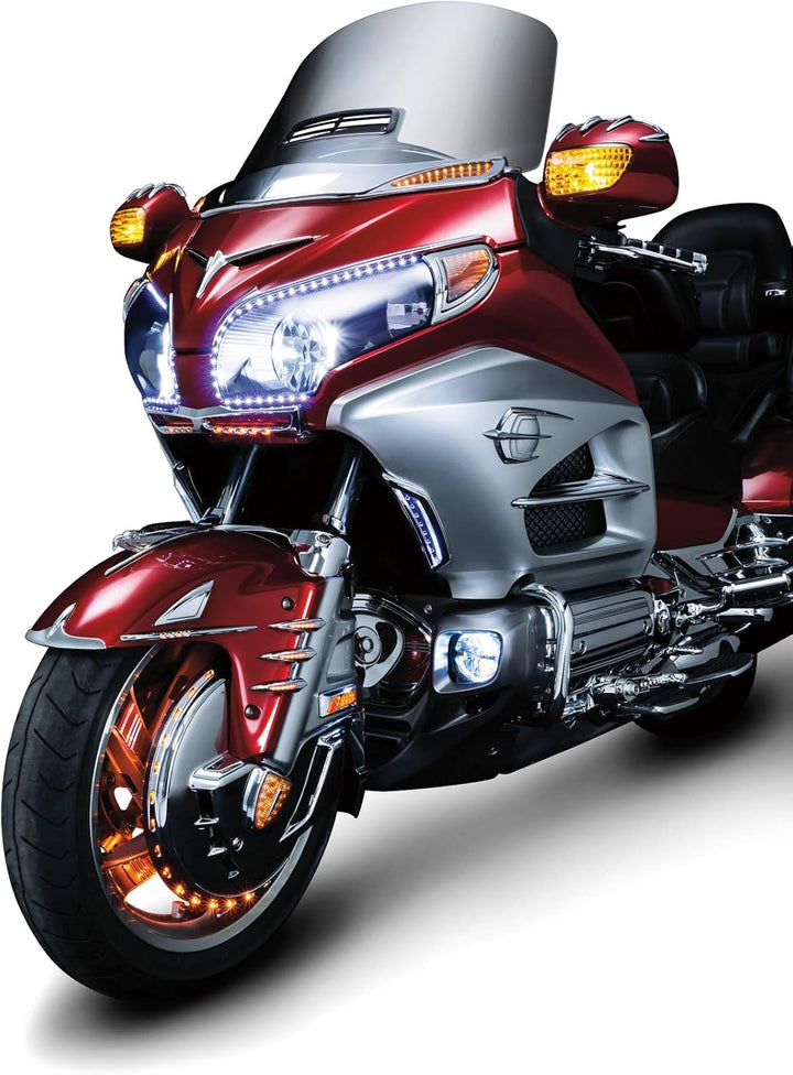 Kuryakyn 7333 Motorrad Accent Zubehör: Front Fender Deco Adler Ornament Chrom