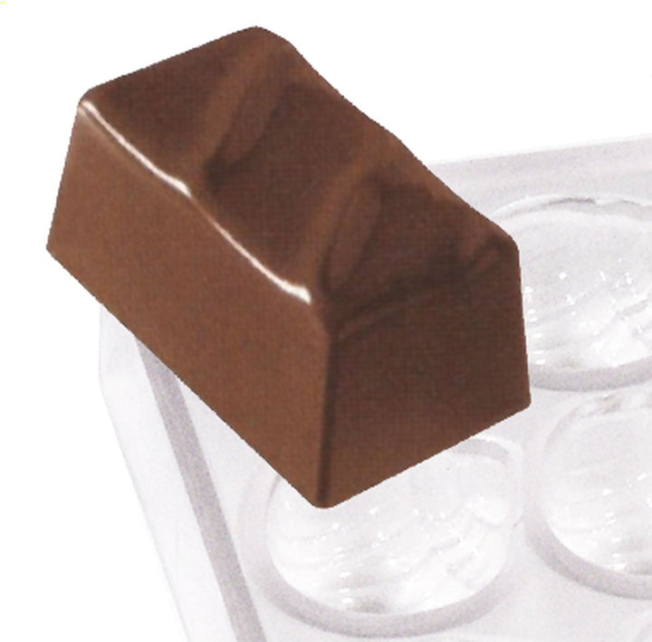 Contacto Pralinenform Barren für 30 Pralinen 33 x 19 x 17 mm, grosse Formplatte 27,5 x 13,5 x 2,5 cm