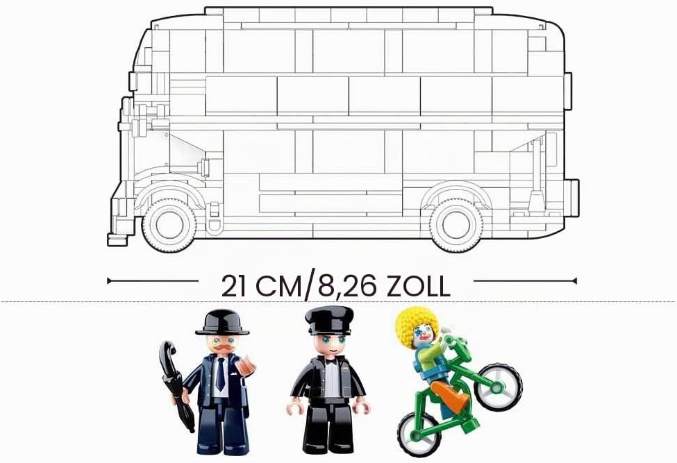 Sluban M38-B0708 London Bus, Multi Colou