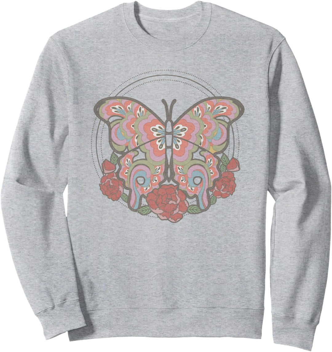 Butterfly Fall Circle Sweatshirt