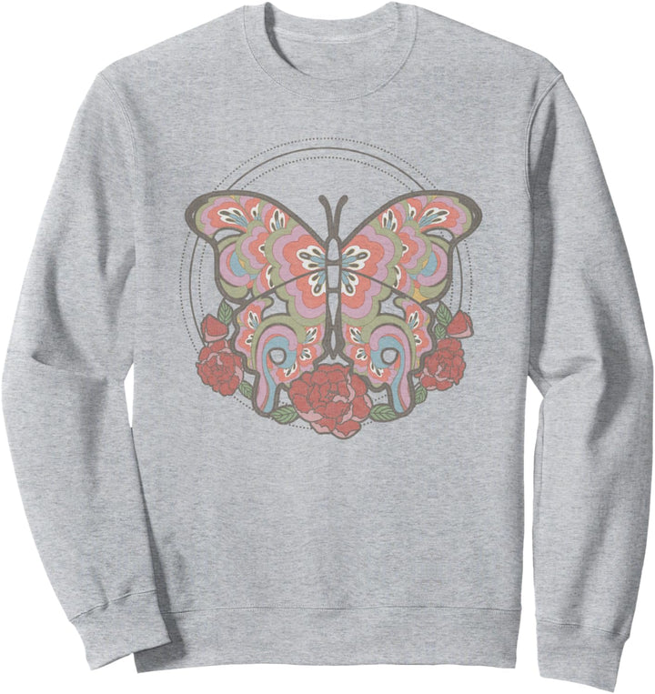 Butterfly Fall Circle Sweatshirt