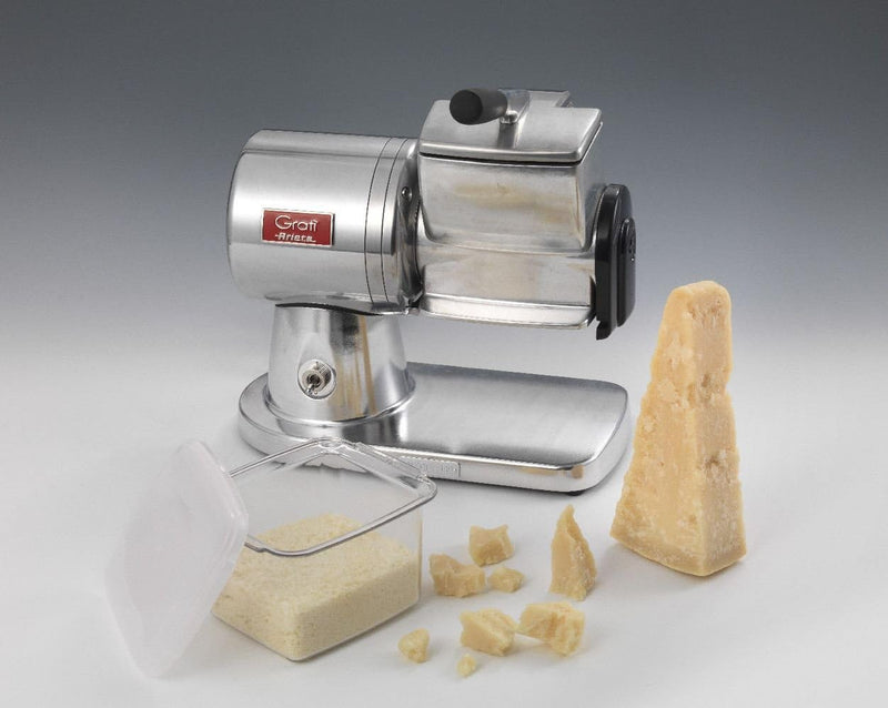 Ariete, 449 Gratì Superior, elektrische Profi-Reibe aus Druckgussaluminium für Käse, Brot, Schokolad