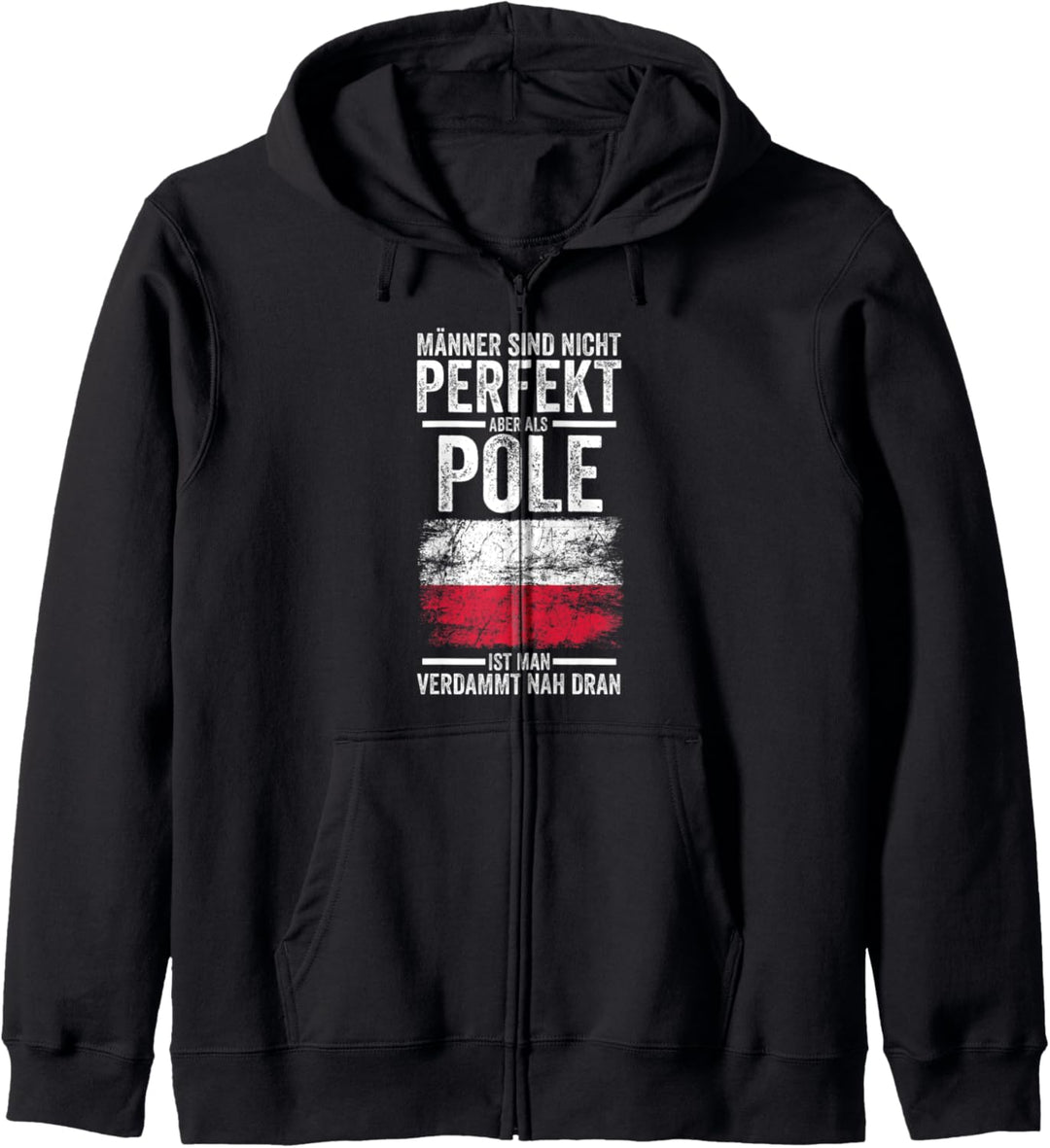 Polska Polen Pole Polnisches Kapuzenjacke