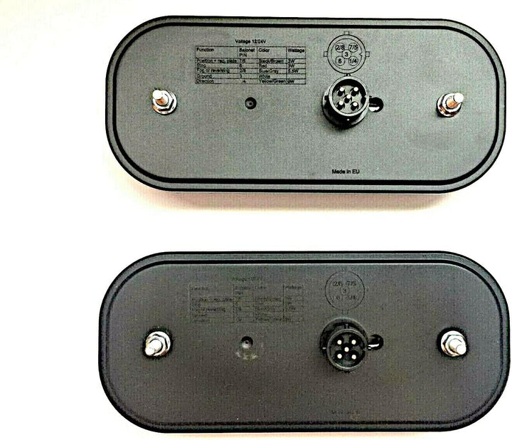 Anhängerbeleuchtung 2x LED Rückleuchten Lauflicht 6x Umrissleuchten 13 polig Kabelsatz 9 m