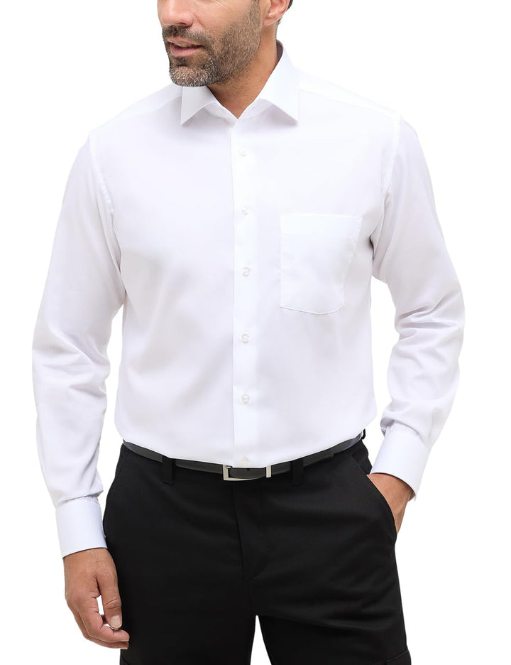 eterna Herren Original Shirt MODERN FIT 43 Kragen / 67 Ärmel Weiss, 43 Kragen / 67 Ärmel Weiss