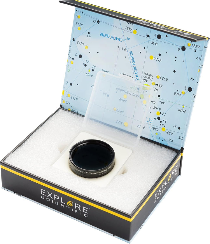 Explore Scientific 2" Variabler Polfilter für Teleskope zur individuellen Helligkeitseinstellung, 03