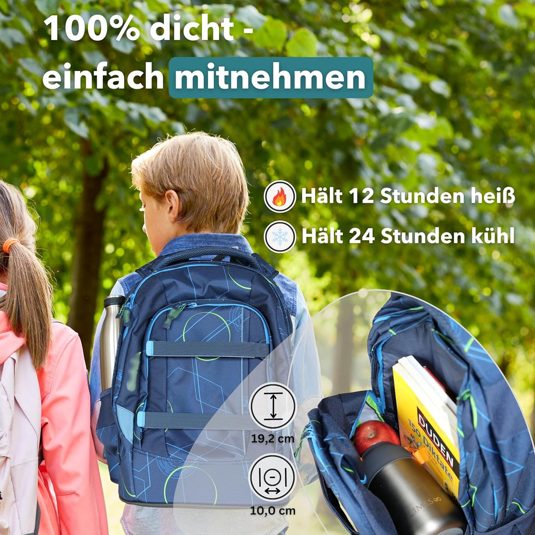 Thermobehälter für Essen 700ml [HEIss & KALT] Warmhaltebehälter Essen - Thermobox für Essen - Thermo