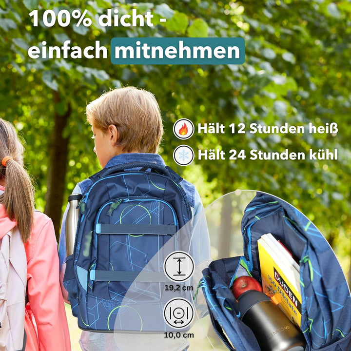Thermobehälter für Essen 700ml [HEIss & KALT] Warmhaltebehälter Essen - Thermobox für Essen - Thermo