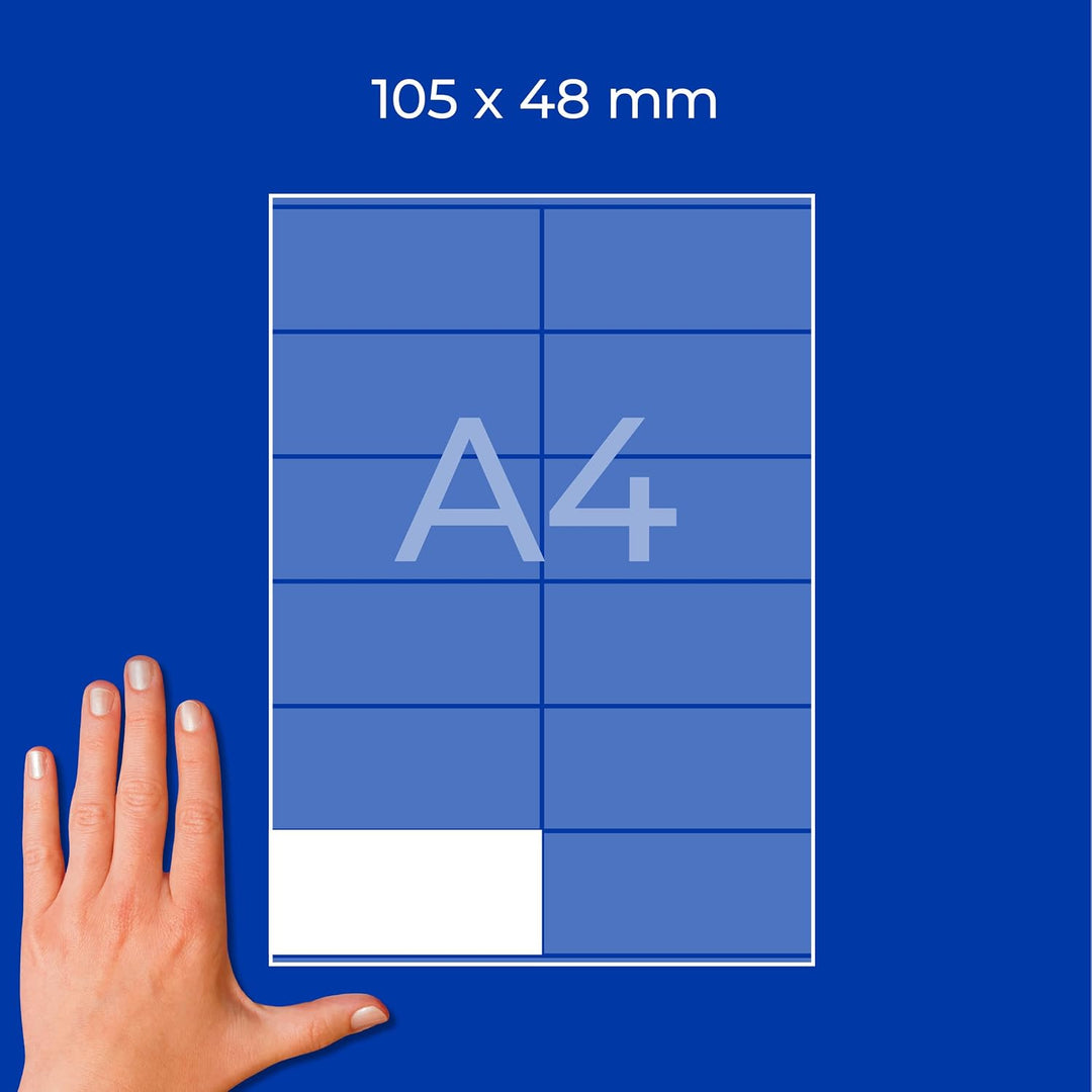 AVERY Zweckform 6175 Adressaufkleber (300 plus 60 Klebeetiketten extra, 105x48mm auf A4, Papier matt