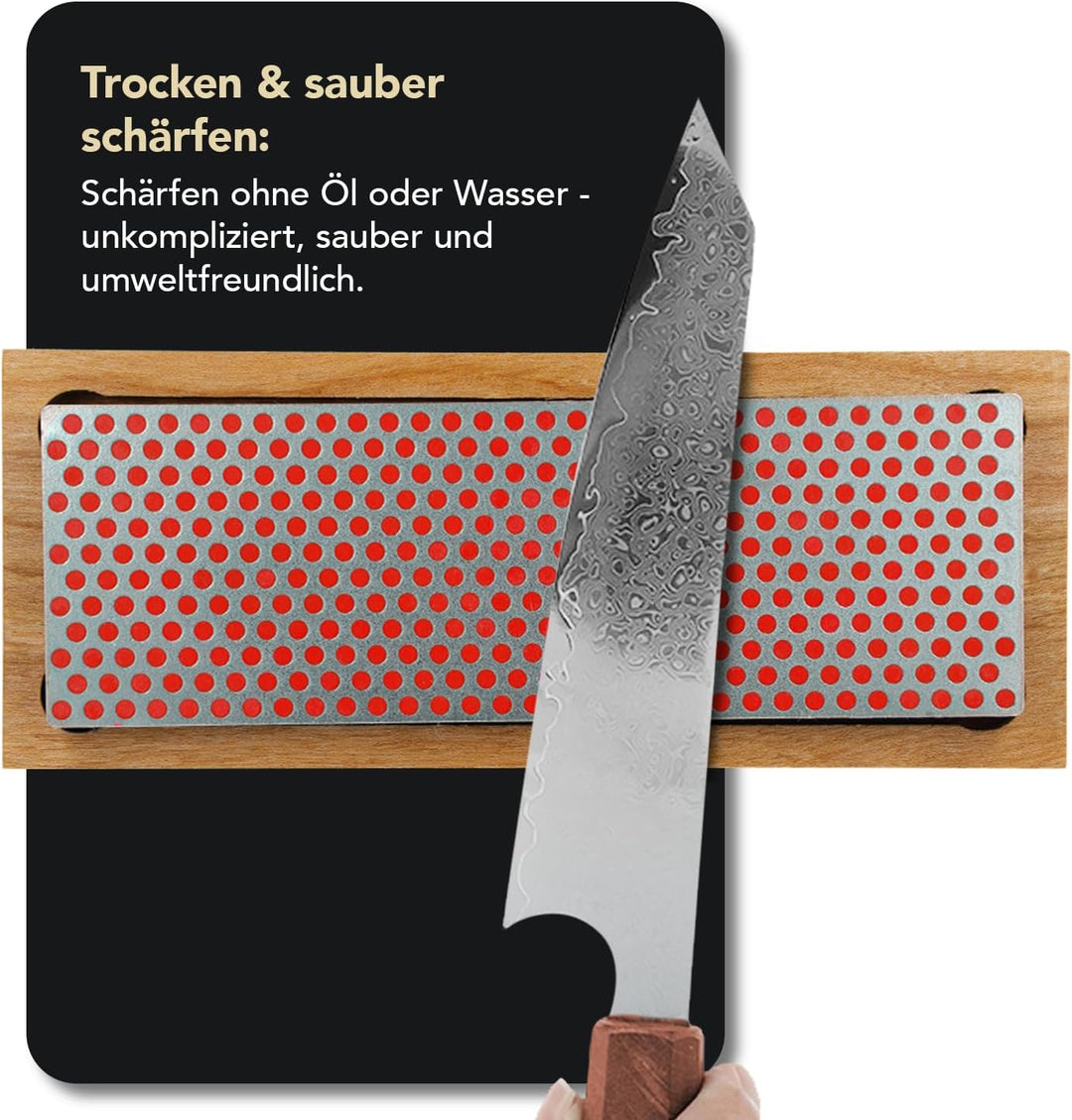 DMT Diamant-Schärfstein fein mit Hartholzbox, 15.2 cm / 6 Zoll, 1 Stück, W6F 15.2 cm / 6 Zoll Fein,