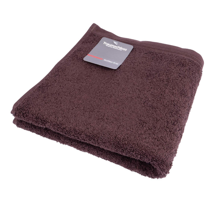 Traumschloss Badetuch »Frottier-Line« 100% Baumwolle | flauschig weich, Farbe:braun, Grösse:100x150