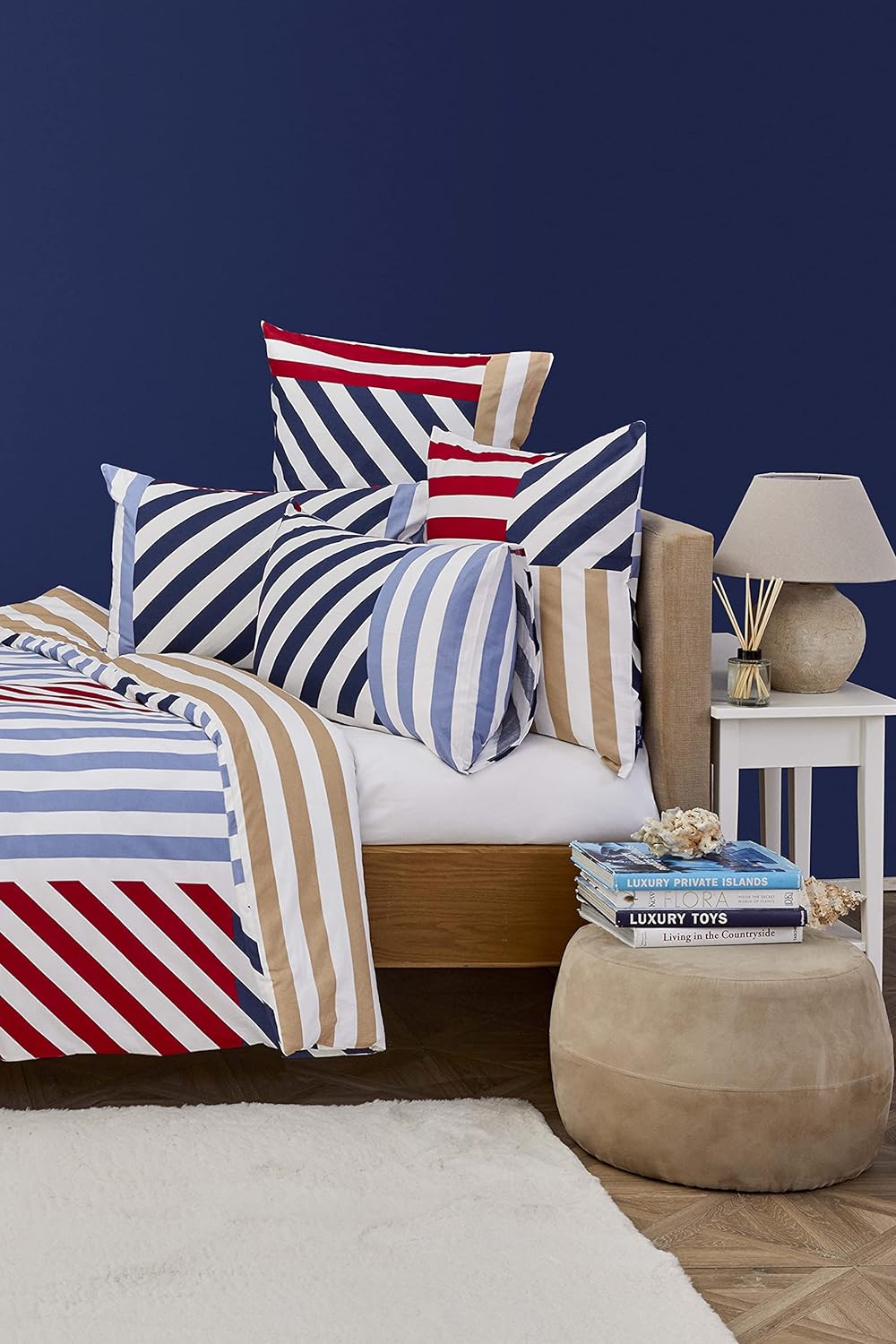 Nautica Home Kai BETTWÄSCHE Set 100% Baumwolle 200X200 + 2X80X80, 200x200