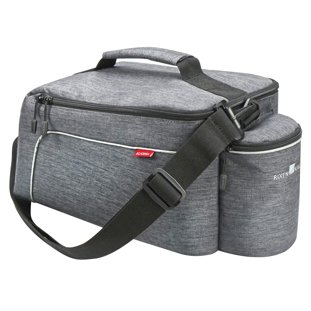 KLICKfix Unisex – Erwachsene Gepäckträgertasche-0268UKGR Gepäckträgertaschen, Grau, One Size Einheit