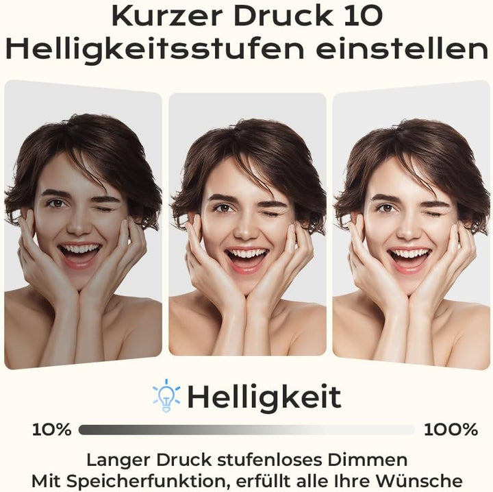 OUSFOT Selfie Licht 128LED 3000K-6500K Handy Licht RGB-Modus 8 Farben mit Einstellbarer Helligkeit,