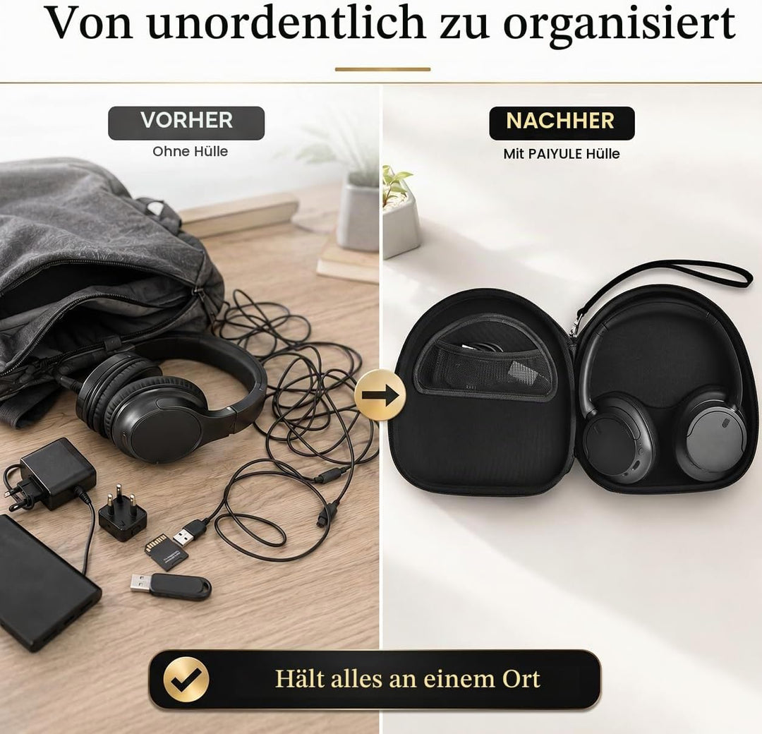 Schutzhülle kompatibel mit Sony WH-CH720N Noise Canceling Wireless Kopfhörern Bluetooth Over The Ear