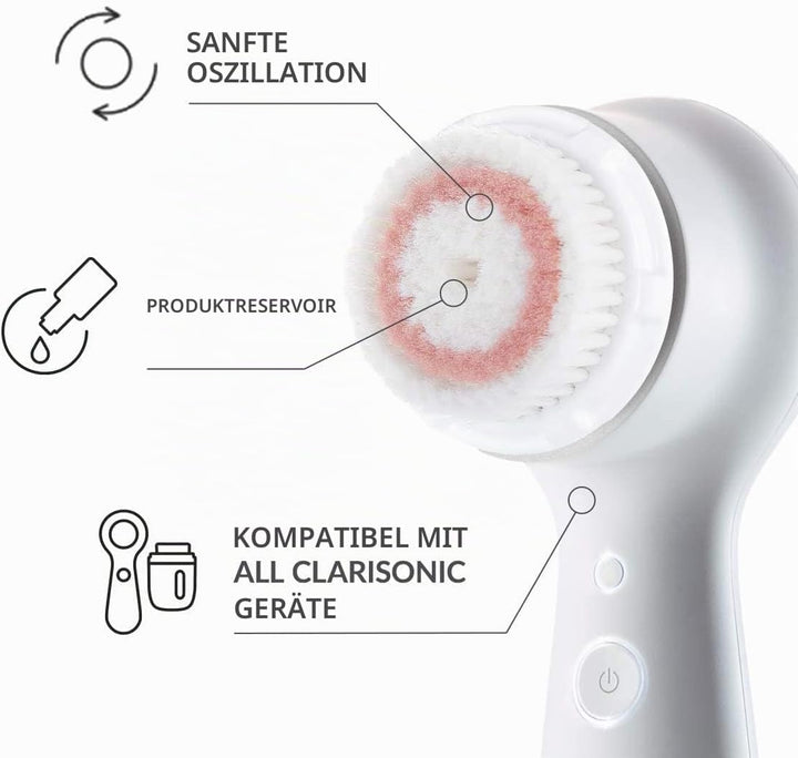 Clarisonic Radiance Gesichtsreinigungsbürstenkopf Ersatz | Kompatibel mit Mia 1, Mia 2, Mia Fit, Alp