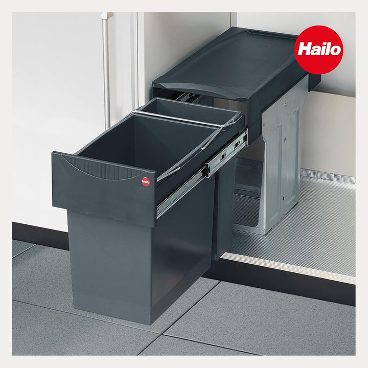 Hailo 3666111 Abfallsammler TA Swing 30.2/31 für Schränke ab 300 mm Breite mit