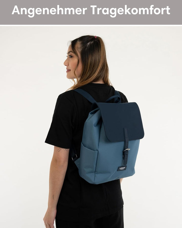LARKSON Rucksack Damen Klein Blau – Ida Blau Multi, Blau Multi