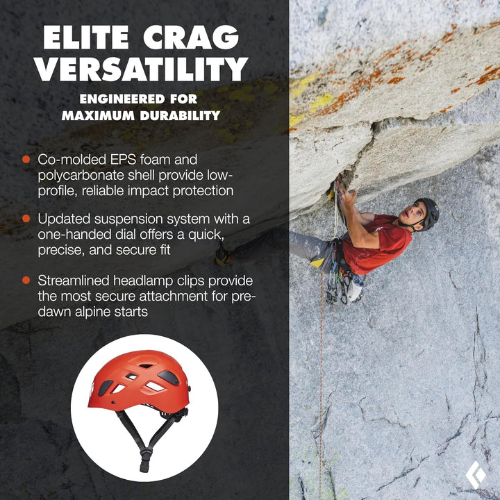Black Diamond Half Dome Kletterhelm Klettersteighelm Bergsporthelm S/M Schwarz, S/M Schwarz