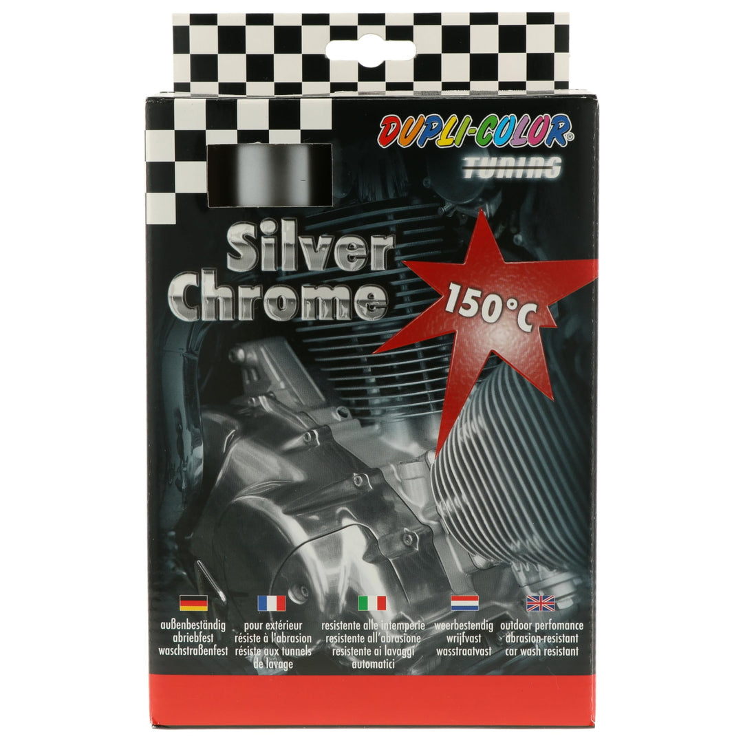 DUPLI-COLOR 674570 Silver Chrome Set Auto 400 ml
