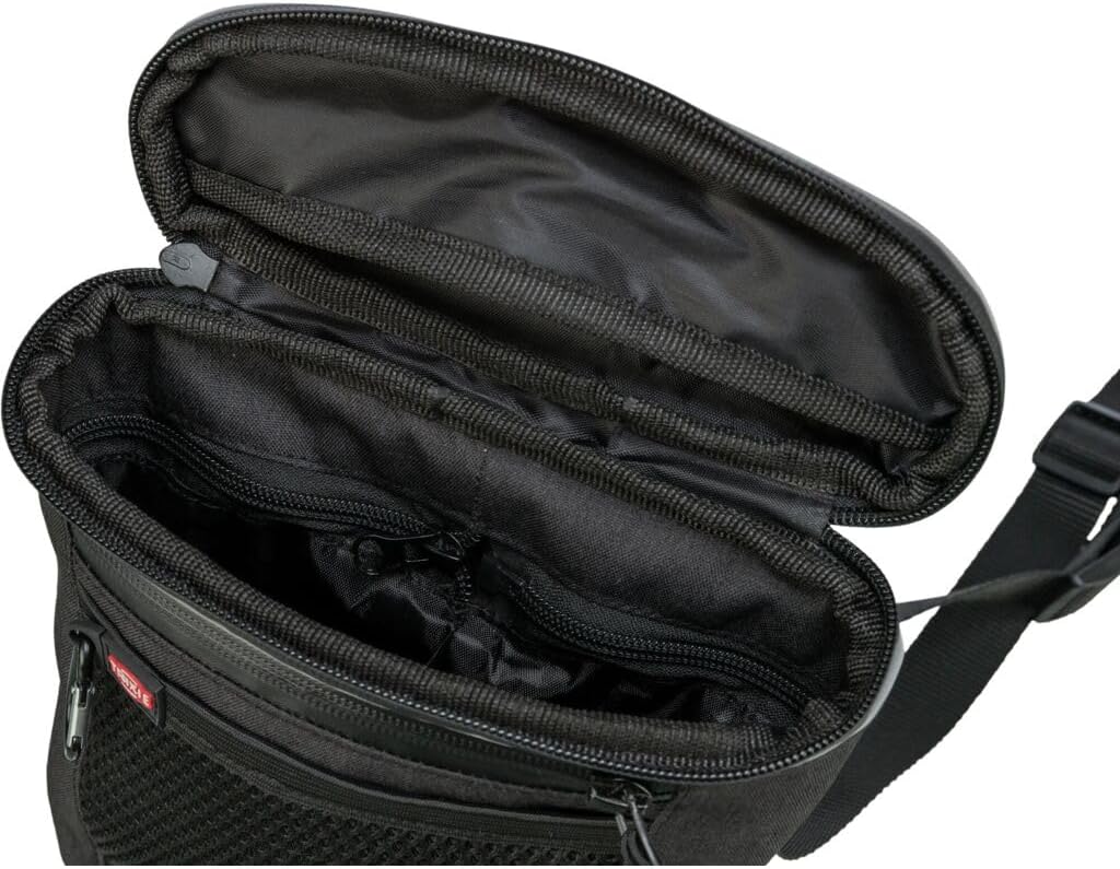 TRIXIE Snacktasche Duo Treat, 20 × 20 × 5 cm, anthrazit, Anthrazit 20 × 20 × 5 cm