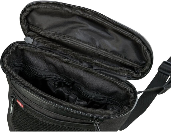 TRIXIE Snacktasche Duo Treat, 20 × 20 × 5 cm, anthrazit, Anthrazit 20 × 20 × 5 cm