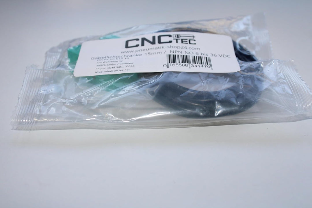 Gabellichtschranke 6 bis 36 Volt NO NPN Erfassungsbereich 15mm U-Lichtschranke Lichtsensor (15mm - N