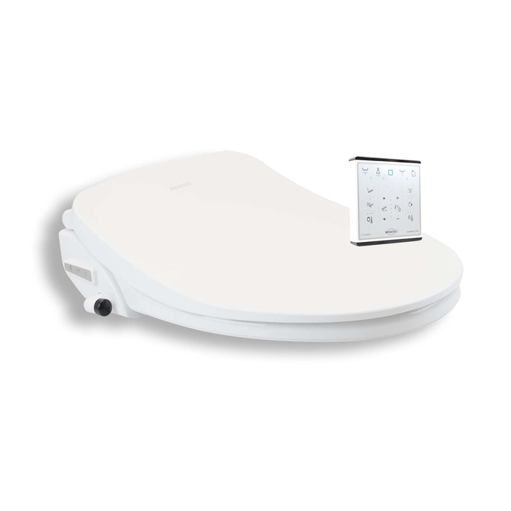 MEWATEC Dusch WC Sitz D700 2.0 mit Anschluss-Set | Bidet Toilettensitz | Dusch WC | Bidet | Podusche