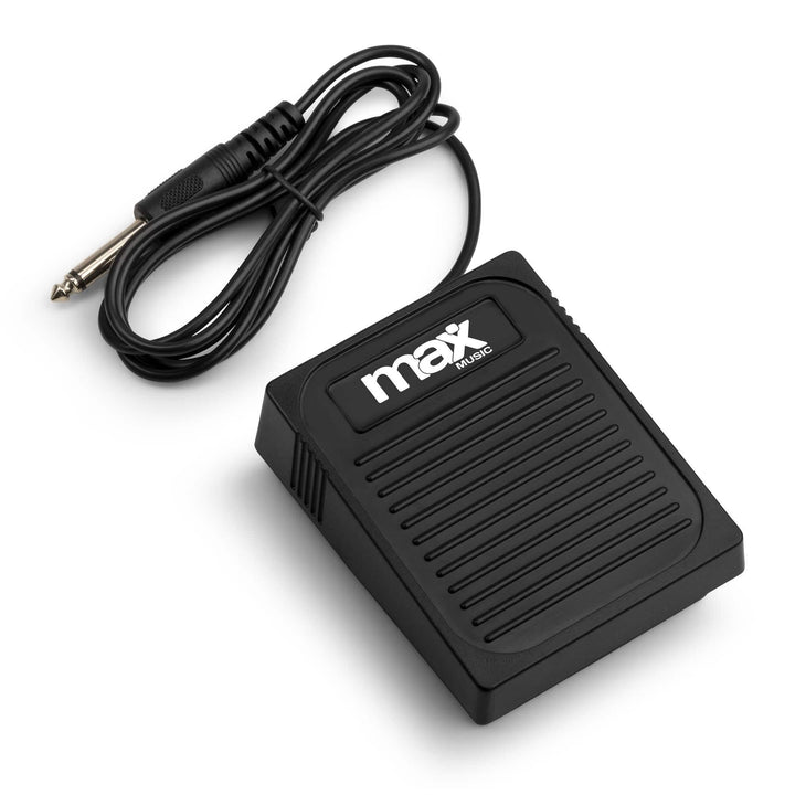 MAX Sustain Pedal - Universal Keyboard Haltepedal – Echtes Klaviergefühl, rutschfeste Gummisohle – p