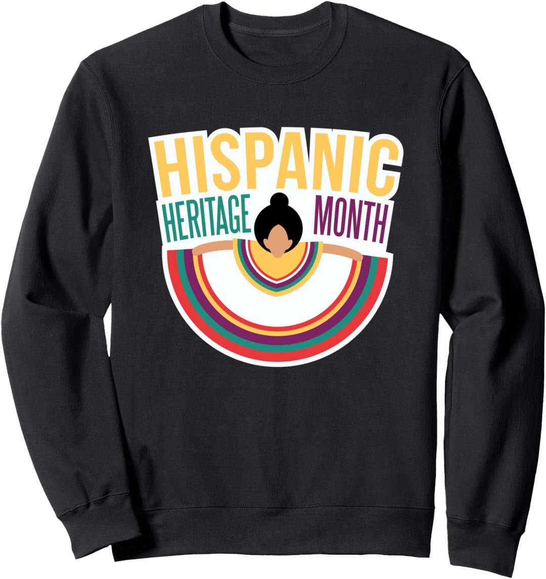 Hispanic Heritage Month l Frau in traditioneller Kleidung Sweatshirt