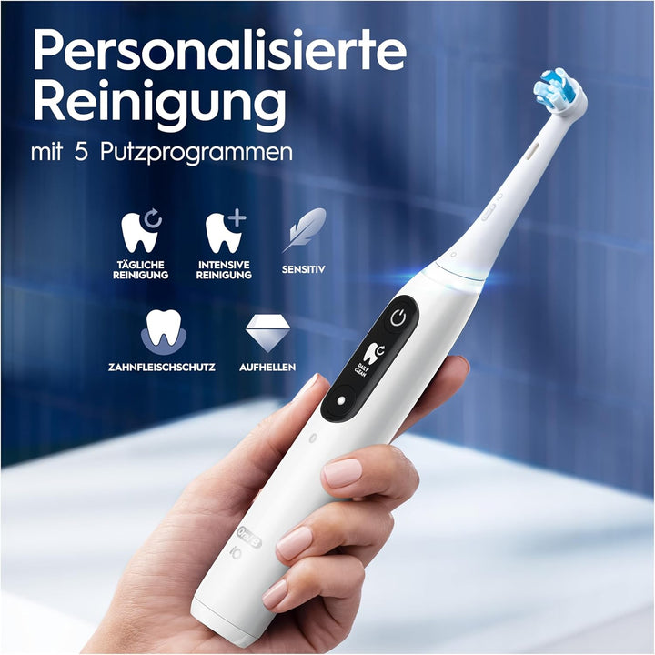 Oral-B iO Series 7 Plus Edition Elektrische Zahnbürste/Electric Toothbrush, PLUS 3 Aufsteckbürsten i