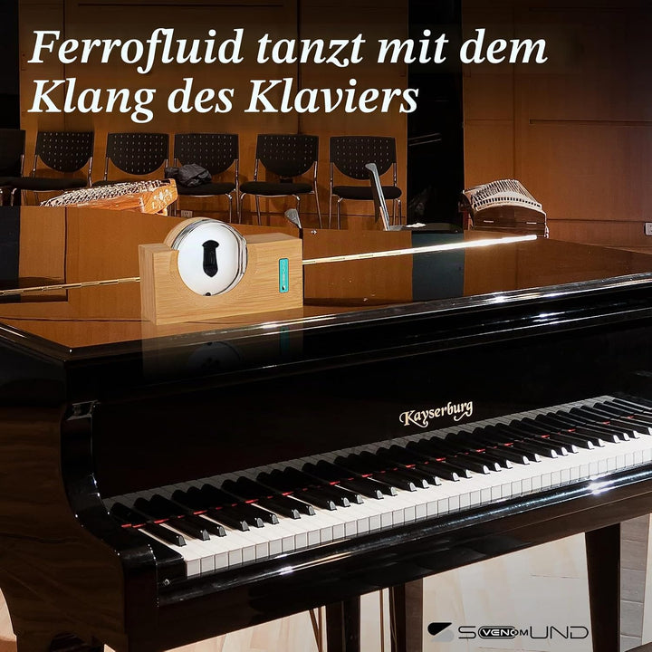 Sovenomund Dancing Ferrofluid with Music Rhythm, Ferrofluid Speaker Music Mate/Sound Partner, Ferrof