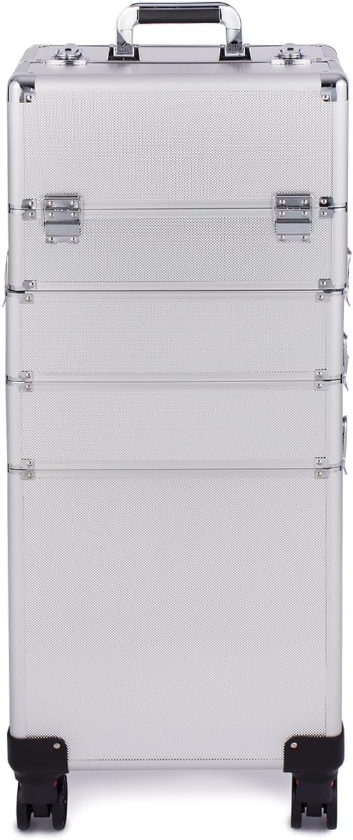 SEVICO Kosmetikkoffer Schminkkoffer Beauty Make-up Case Multikoffer professioneller Make-up Rollkoff