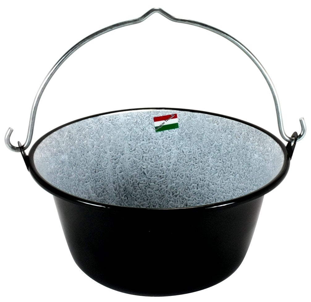 Grillplanet Gulaschkessel 6 Liter emailliert für Kesselgulasch