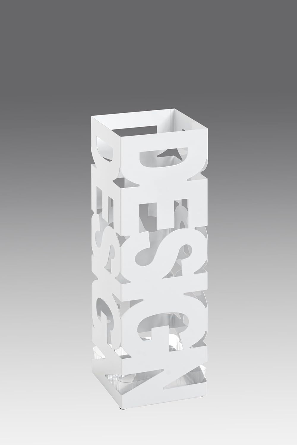 HAKU Möbel Schirmständer, Metall, weiss, B 16 x T 16 x H 48 cm Weiss Modern, Weiss Modern