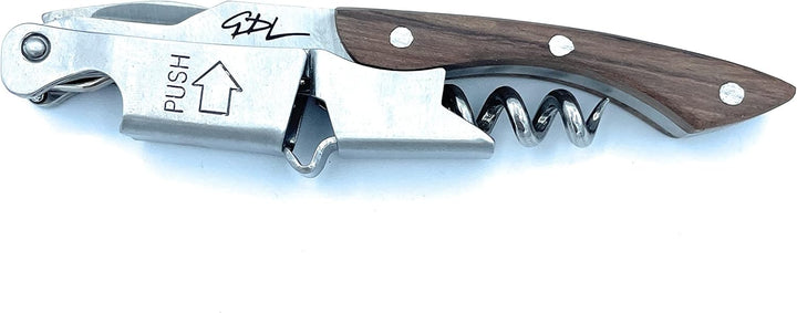 De Luca Professionelle Linie SOMMELIER LUXURY Holzgriff mit fester Geschenkbox aus Aluminium - Weinö