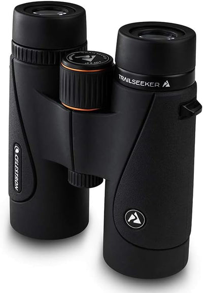 Celestron 71406 TrailSeeker 10x42 BaK-4 Prismen-Fernglas, Schwarz, TrailSeeker 10x42 BaK-4 Prism