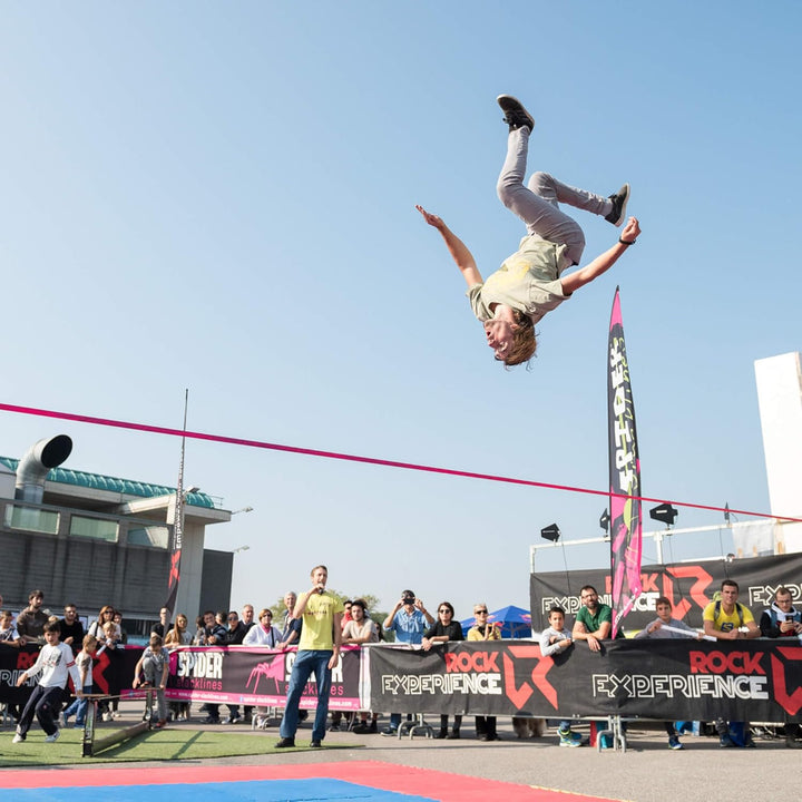 SPIDER SLACKLINE TWSA3 - Trickline Module Pro line Roll - Slackline für Freestyle Sprünge und Tricks