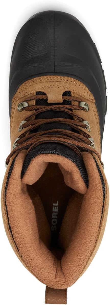 Sorel Buxton Lace Waterproof wasserdichte Winterstiefel für Herren, Braun (Delta x Black), 40 EU 42.