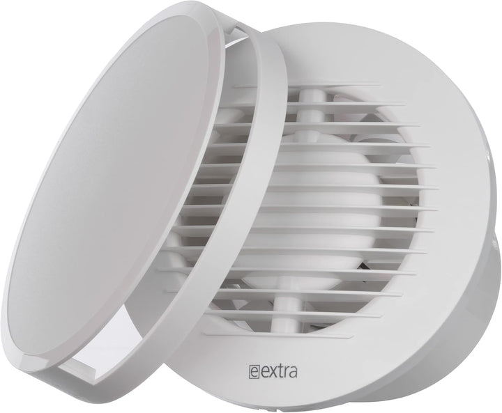 Ø 100mm Weiss Badlüfter - Ventilator mit Kugellager - Lüfter für Effiziente Belüftung im Bad Kuche W